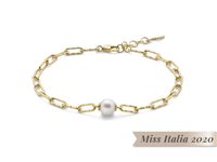 Bracciale Miluna Donna Miss Italia 2020 in Argento Perla PBR3140G - PBR3140G